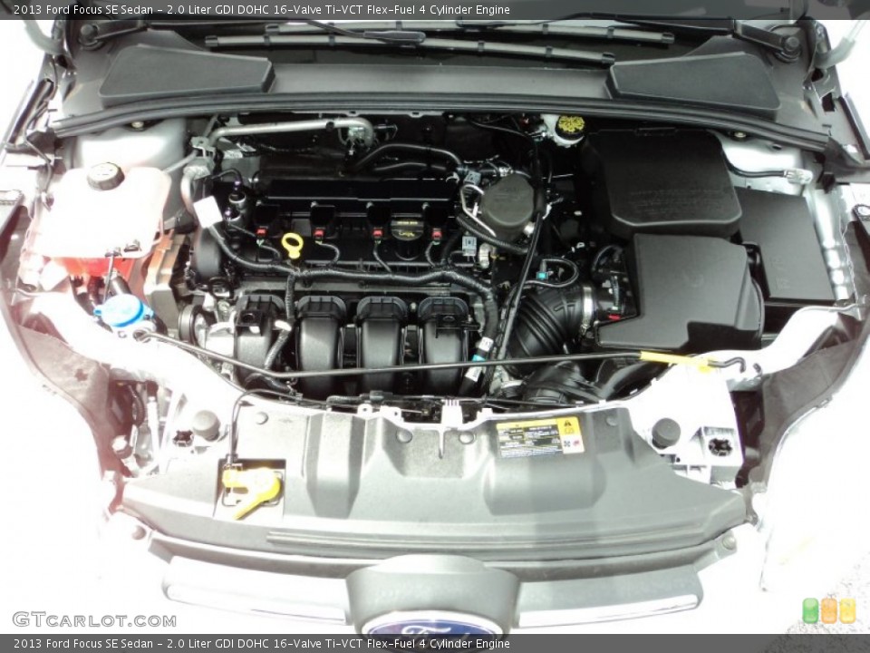 2.0 Liter GDI DOHC 16-Valve Ti-VCT Flex-Fuel 4 Cylinder Engine for the 2013 Ford Focus #83096294