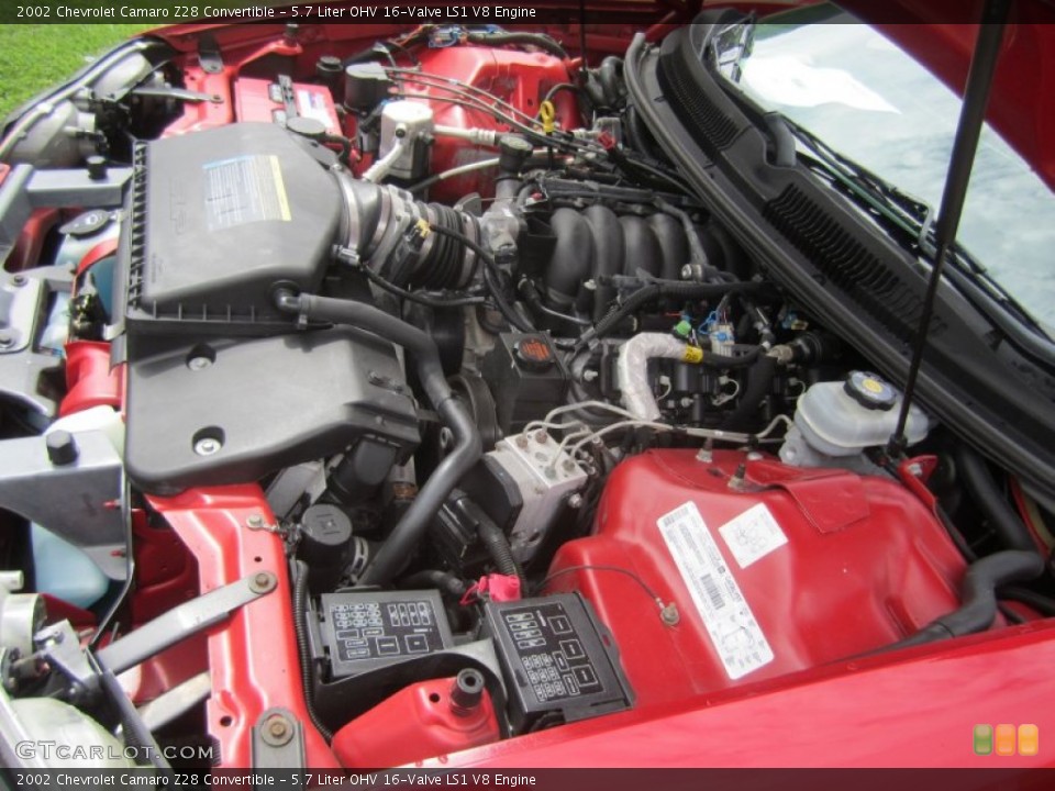 5.7 Liter OHV 16-Valve LS1 V8 Engine for the 2002 Chevrolet Camaro #83097198