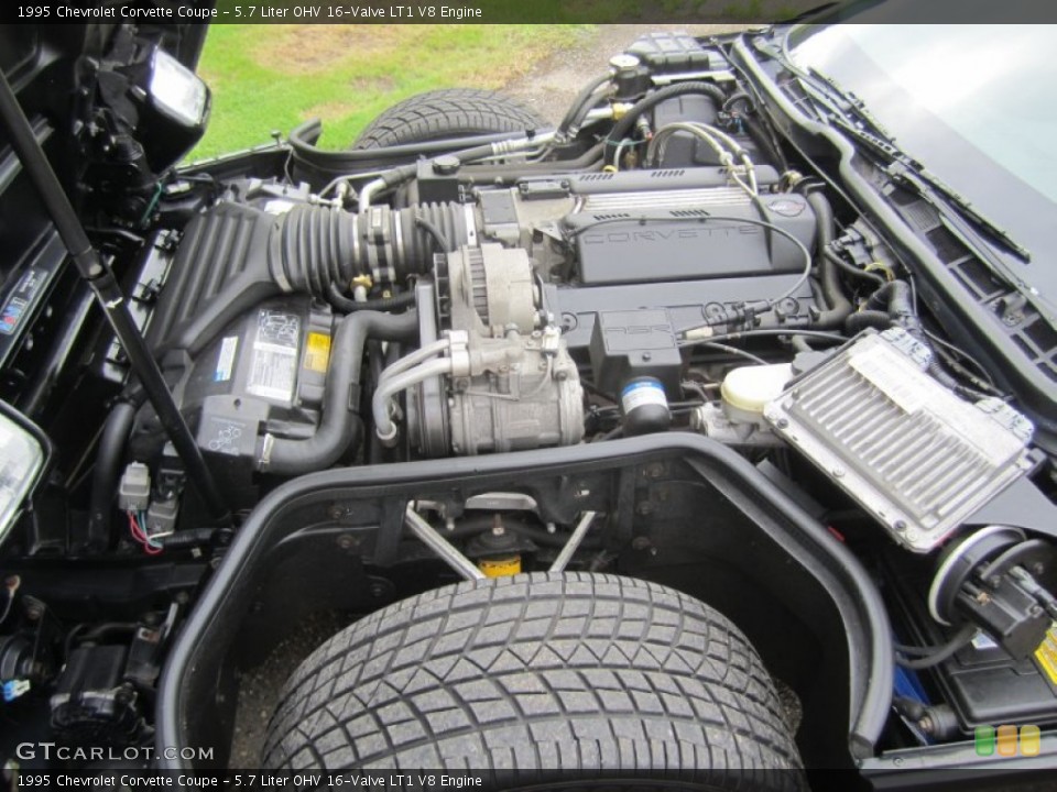 5.7 Liter OHV 16-Valve LT1 V8 Engine for the 1995 Chevrolet Corvette #83097655