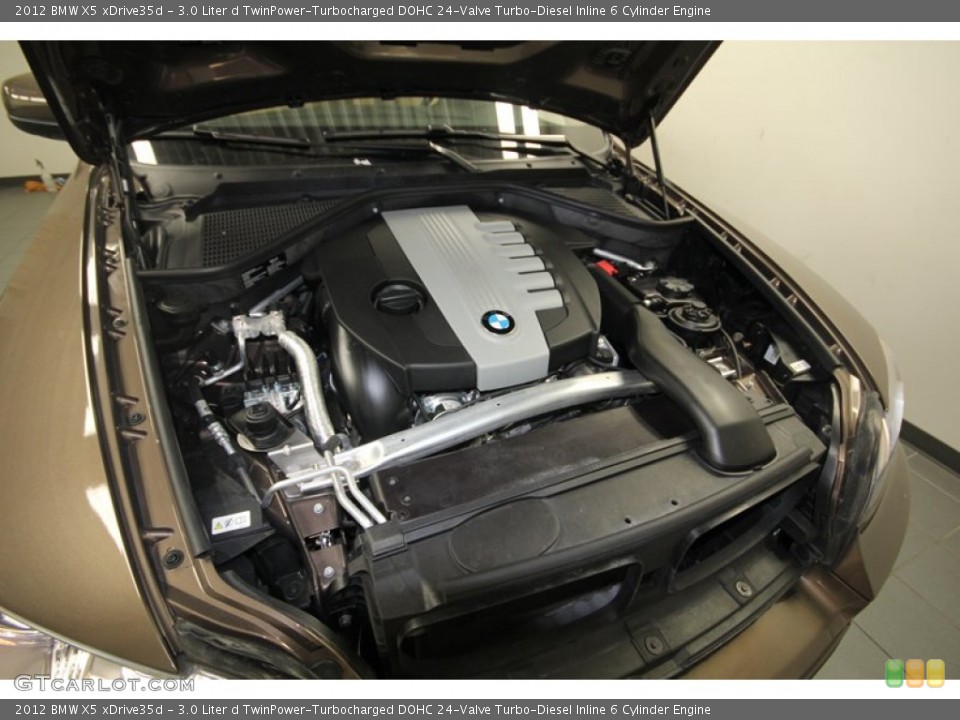 3.0 Liter d TwinPower-Turbocharged DOHC 24-Valve Turbo-Diesel Inline 6 Cylinder Engine for the 2012 BMW X5 #83101358