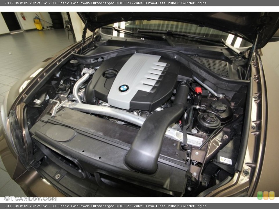 3.0 Liter d TwinPower-Turbocharged DOHC 24-Valve Turbo-Diesel Inline 6 Cylinder Engine for the 2012 BMW X5 #83101361