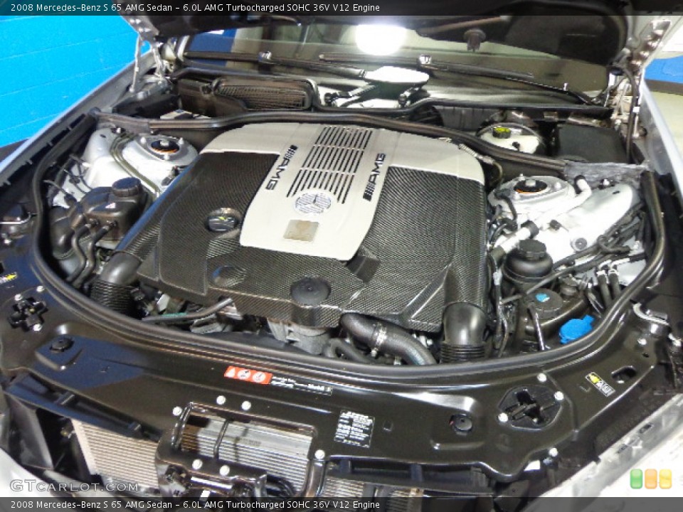 6.0L AMG Turbocharged SOHC 36V V12 Engine for the 2008 Mercedes-Benz S #83106399