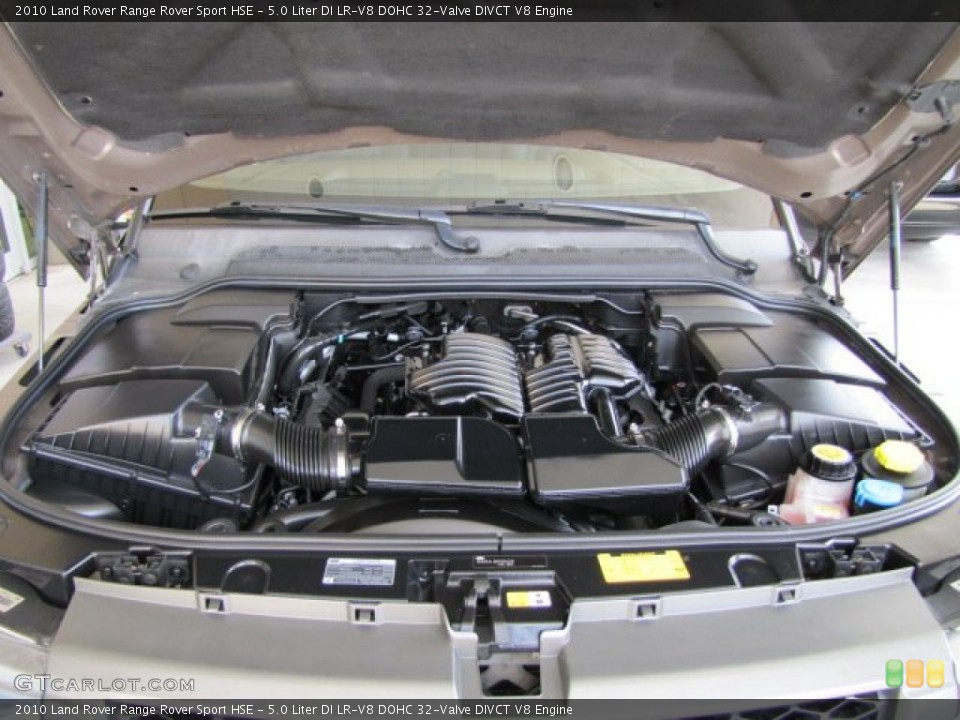 5.0 Liter DI LR-V8 DOHC 32-Valve DIVCT V8 Engine for the 2010 Land Rover Range Rover Sport #83122695
