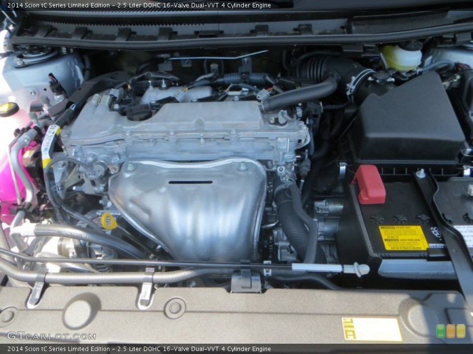 2.5 Liter DOHC 16-Valve Dual-VVT 4 Cylinder Engine for the 2014 Scion tC #83129661
