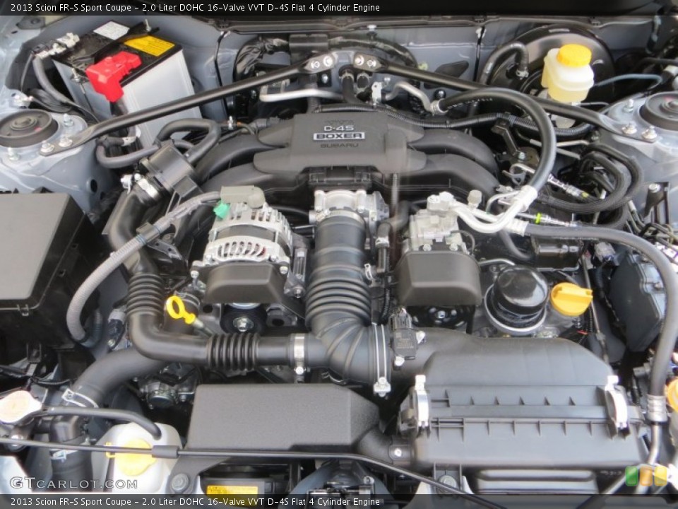2.0 Liter DOHC 16-Valve VVT D-4S Flat 4 Cylinder Engine for the 2013 Scion FR-S #83139762