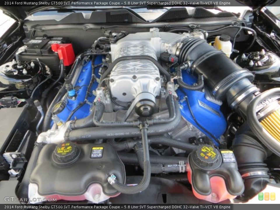 5.8 Liter SVT Supercharged DOHC 32-Valve Ti-VCT V8 Engine for the 2014 Ford Mustang #83152903
