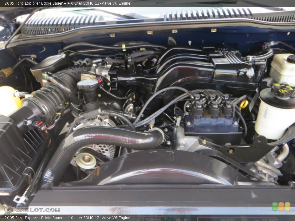 4.0 Liter SOHC 12-Valve V6 2005 Ford Explorer Engine