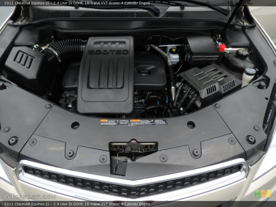 2.4 Liter DI DOHC 16-Valve VVT Ecotec 4 Cylinder 2011 Chevrolet Equinox Engine