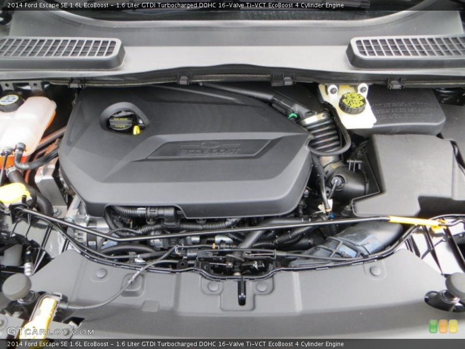 1.6 Liter GTDI Turbocharged DOHC 16-Valve Ti-VCT EcoBoost 4 Cylinder Engine for the 2014 Ford Escape #83220012