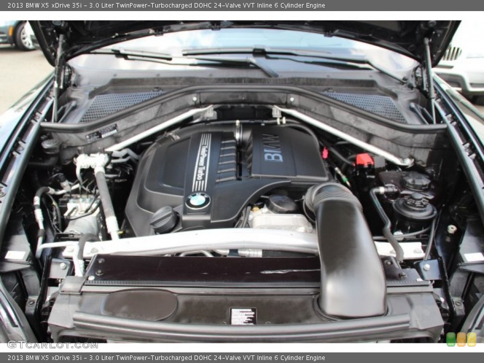 3.0 Liter TwinPower-Turbocharged DOHC 24-Valve VVT Inline 6 Cylinder 2013 BMW X5 Engine