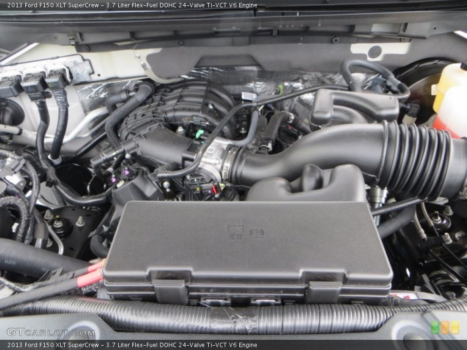 3.7 Liter Flex-Fuel DOHC 24-Valve Ti-VCT V6 Engine for the 2013 Ford F150 #83230505