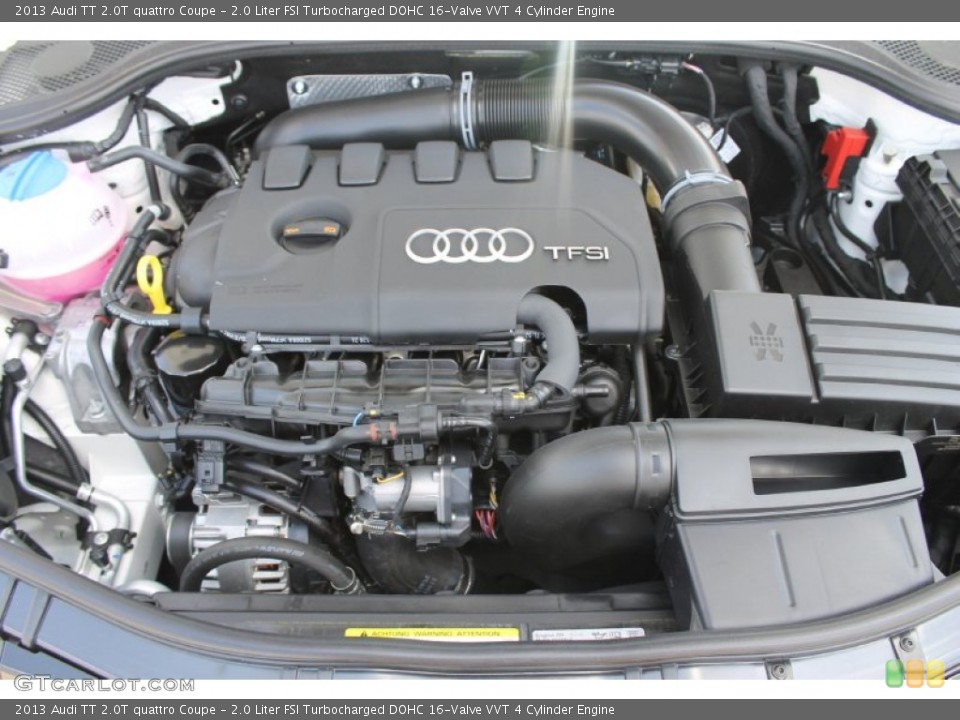 2.0 Liter FSI Turbocharged DOHC 16-Valve VVT 4 Cylinder 2013 Audi TT Engine