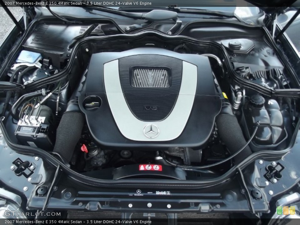 3.5 Liter DOHC 24-Valve V6 2007 Mercedes-Benz E Engine