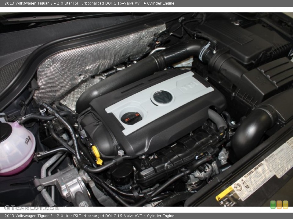 2.0 Liter FSI Turbocharged DOHC 16-Valve VVT 4 Cylinder 2013 Volkswagen Tiguan Engine