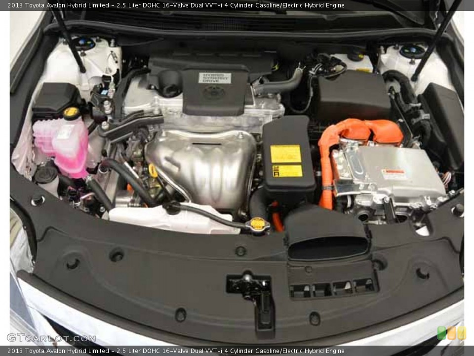 2.5 Liter DOHC 16-Valve Dual VVT-i 4 Cylinder Gasoline/Electric Hybrid Engine for the 2013 Toyota Avalon #83268387
