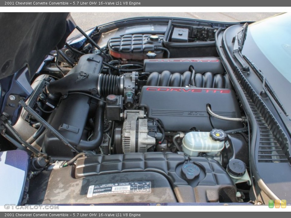 5.7 Liter OHV 16-Valve LS1 V8 Engine for the 2001 Chevrolet Corvette #83271686