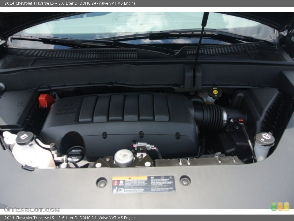3.6 Liter DI DOHC 24-Valve VVT V6 2014 Chevrolet Traverse Engine