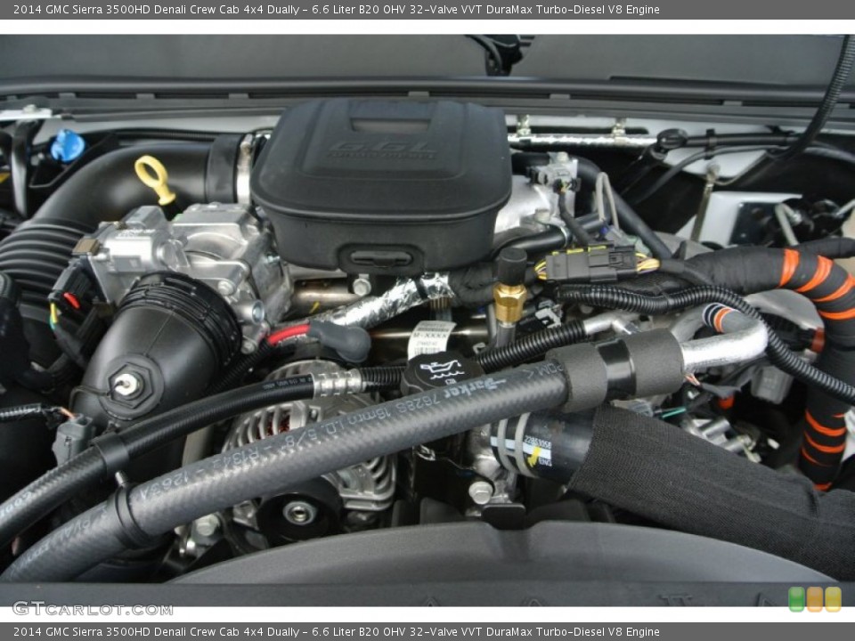 6.6 Liter B20 OHV 32-Valve VVT DuraMax Turbo-Diesel V8 Engine for the 2014 GMC Sierra 3500HD #83276860