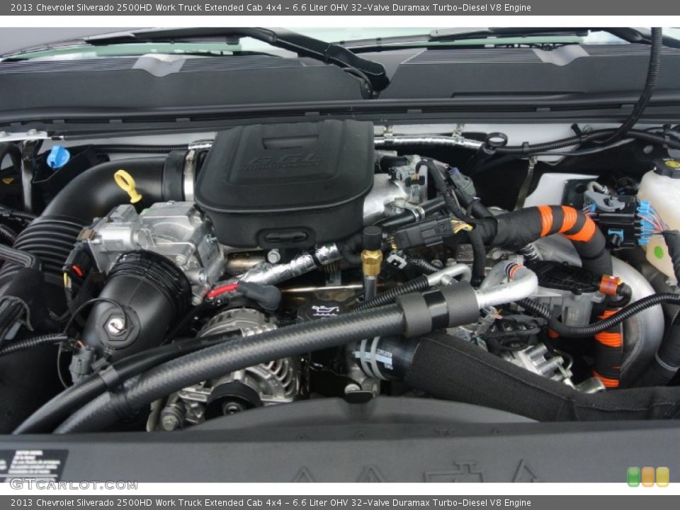 6.6 Liter OHV 32-Valve Duramax Turbo-Diesel V8 Engine for the 2013 Chevrolet Silverado 2500HD #83278114
