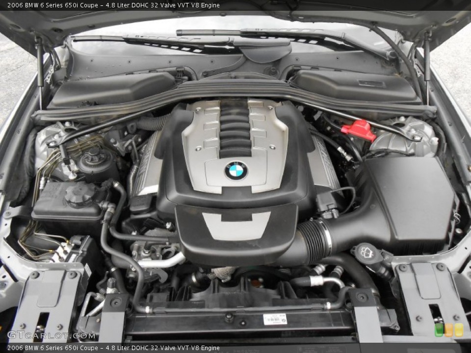 4.8 Liter DOHC 32 Valve VVT V8 Engine for the 2006 BMW 6 Series #83281090