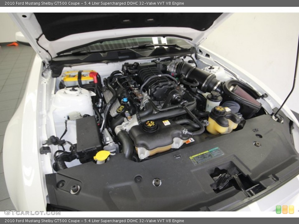 5.4 Liter Supercharged DOHC 32-Valve VVT V8 Engine for the 2010 Ford Mustang #83290502