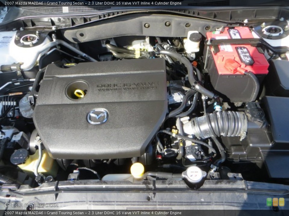 2.3 Liter DOHC 16 Valve VVT Inline 4 Cylinder 2007 Mazda MAZDA6 Engine