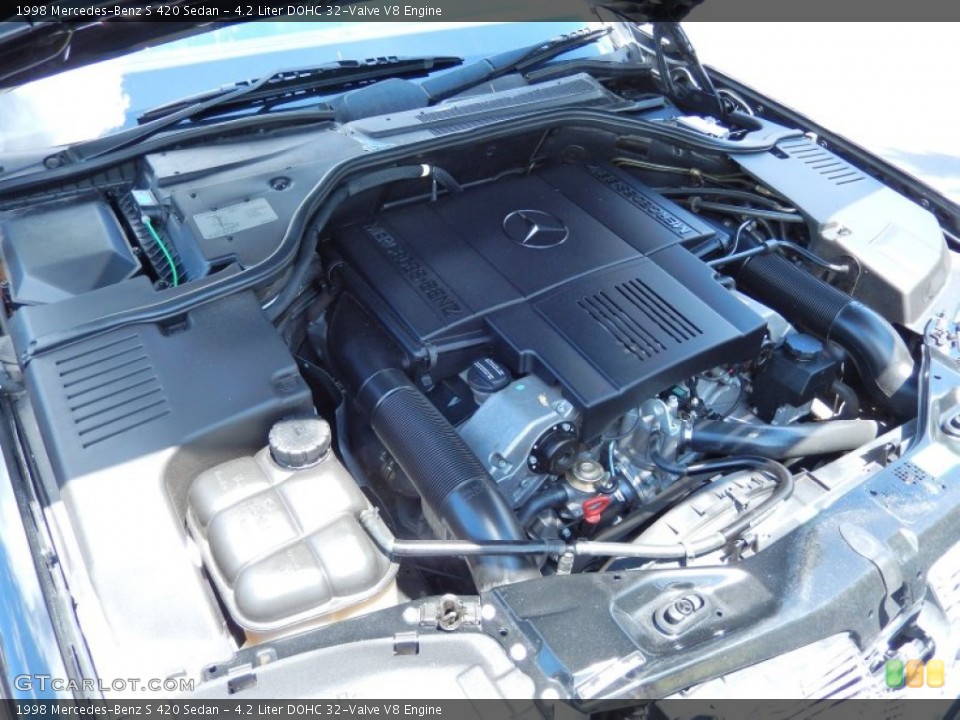 4.2 Liter DOHC 32-Valve V8 1998 Mercedes-Benz S Engine