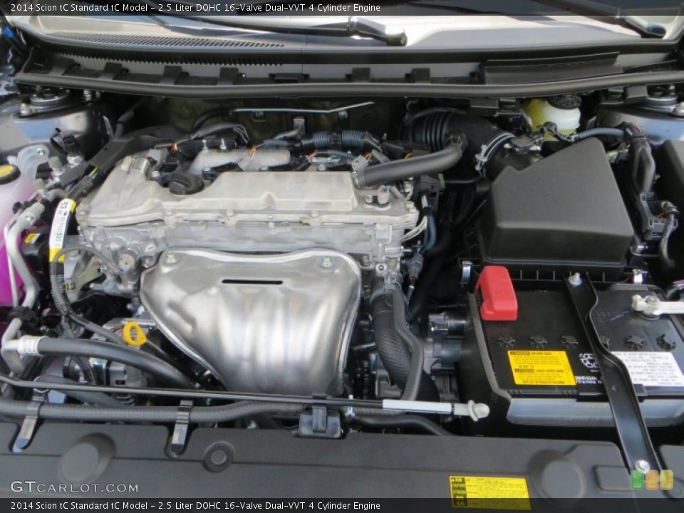 2.5 Liter DOHC 16-Valve Dual-VVT 4 Cylinder Engine for the 2014 Scion tC #83298771