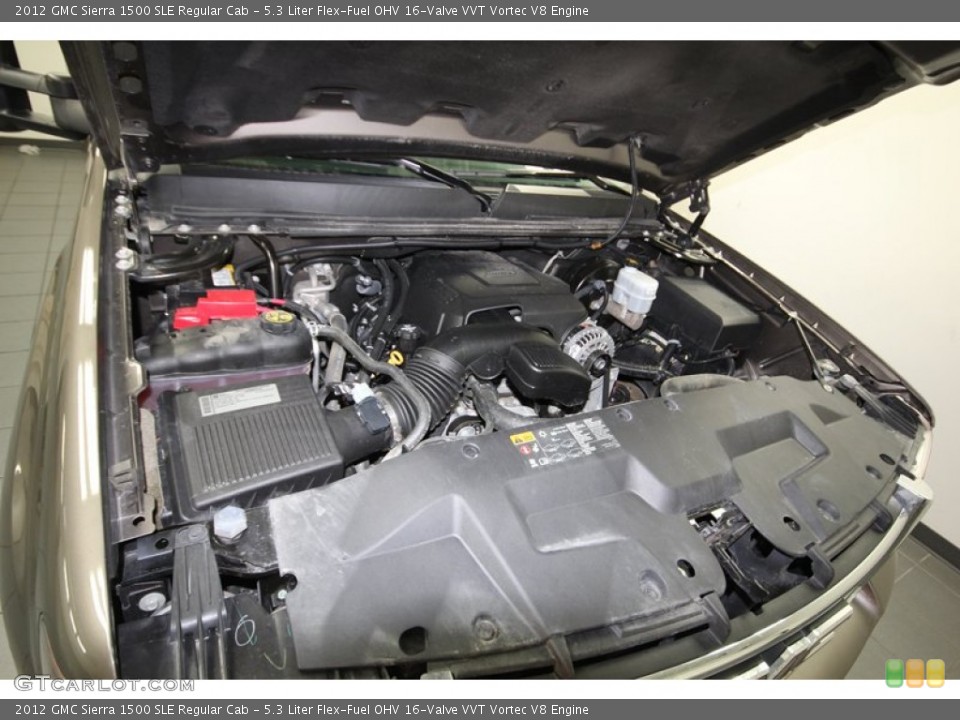 5.3 Liter Flex-Fuel OHV 16-Valve VVT Vortec V8 Engine for the 2012 GMC Sierra 1500 #83307757