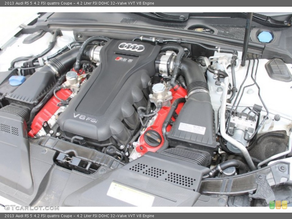 4.2 Liter FSI DOHC 32-Valve VVT V8 Engine for the 2013 Audi RS 5 #83308257