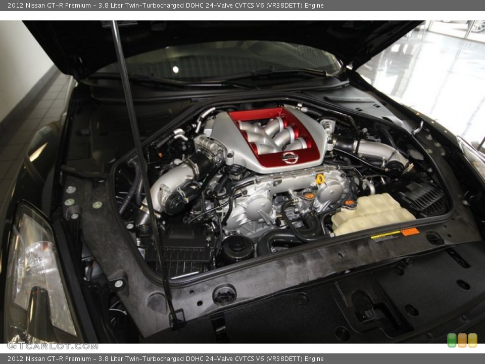 3.8 Liter Twin-Turbocharged DOHC 24-Valve CVTCS V6 (VR38DETT) Engine for the 2012 Nissan GT-R #83309922