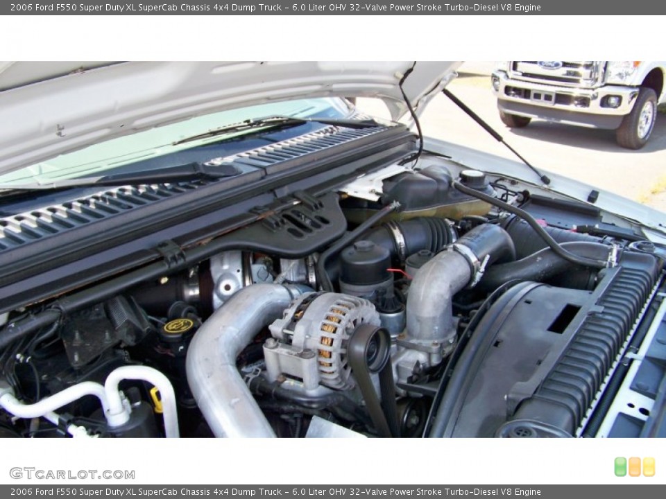 6.0 Liter OHV 32-Valve Power Stroke Turbo-Diesel V8 Engine for the 2006 Ford F550 Super Duty #83322697