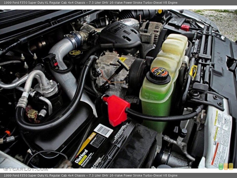 7.3 Liter OHV 16-Valve Power Stroke Turbo-Diesel V8 Engine for the 1999 Ford F350 Super Duty #83325247