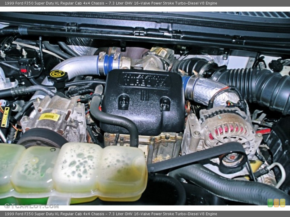 7.3 Liter OHV 16-Valve Power Stroke Turbo-Diesel V8 Engine for the 1999 Ford F350 Super Duty #83325271