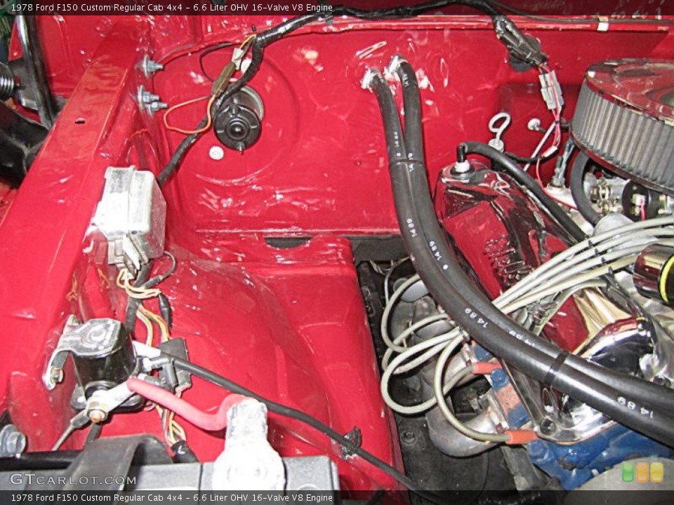 6.6 Liter OHV 16-Valve V8 Engine for the 1978 Ford F150 #83343706