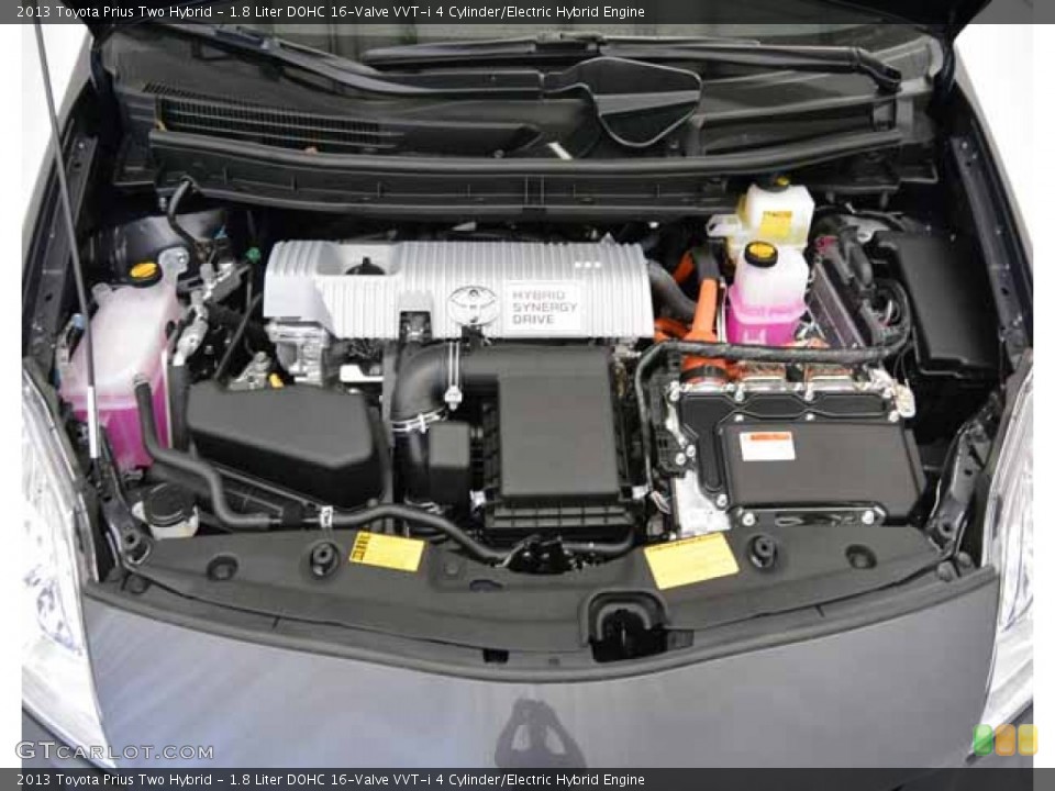 1.8 Liter DOHC 16-Valve VVT-i 4 Cylinder/Electric Hybrid Engine for the 2013 Toyota Prius #83355956