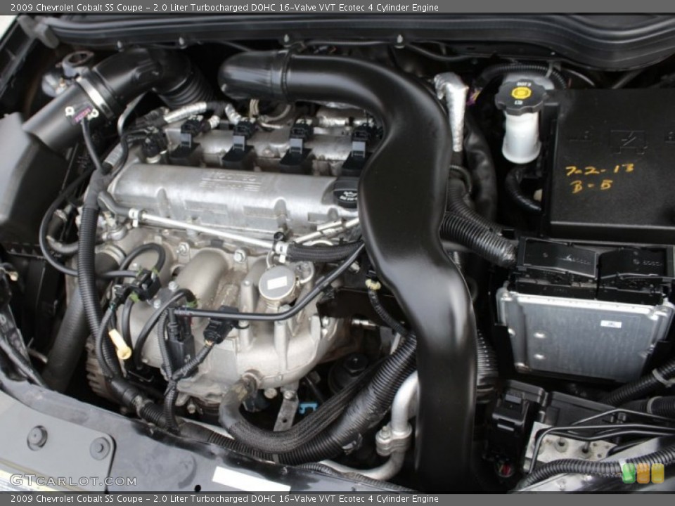 2.0 Liter Turbocharged DOHC 16-Valve VVT Ecotec 4 Cylinder 2009 Chevrolet Cobalt Engine