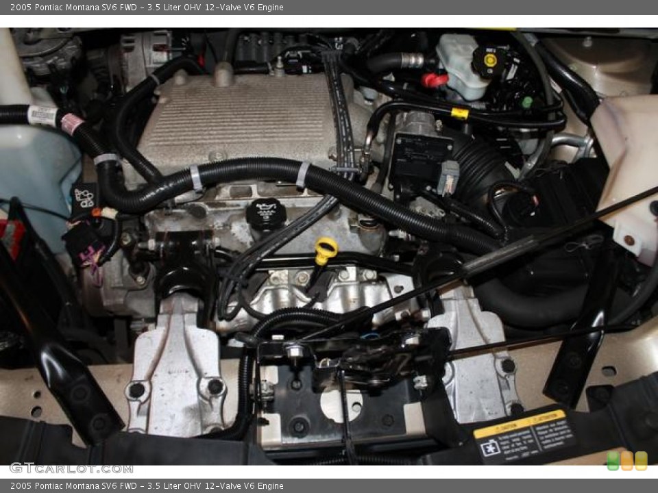 3.5 Liter OHV 12-Valve V6 Engine for the 2005 Pontiac Montana SV6 #83372746