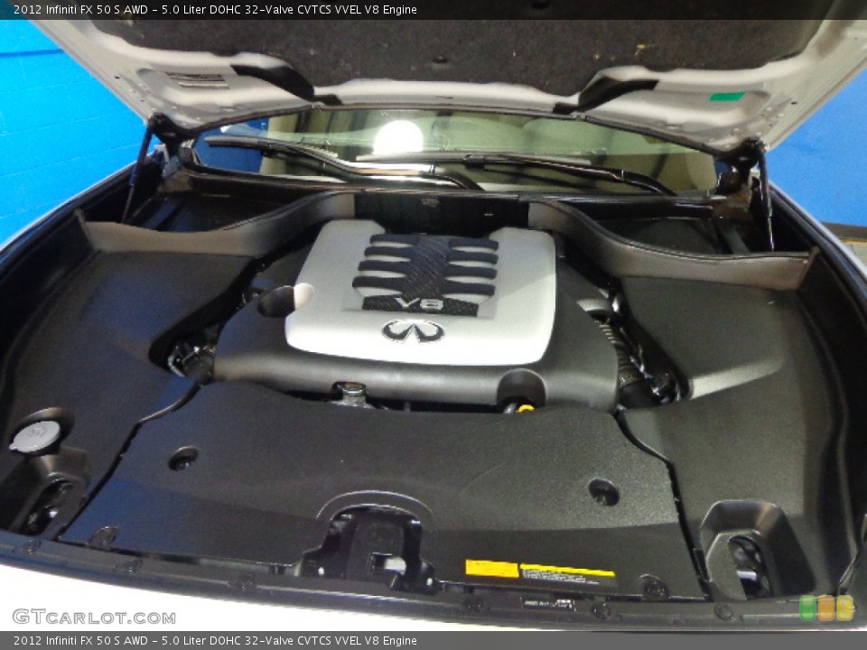 5.0 Liter DOHC 32-Valve CVTCS VVEL V8 2012 Infiniti FX Engine