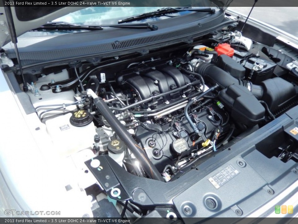 3.5 Liter DOHC 24-Valve Ti-VCT V6 2013 Ford Flex Engine