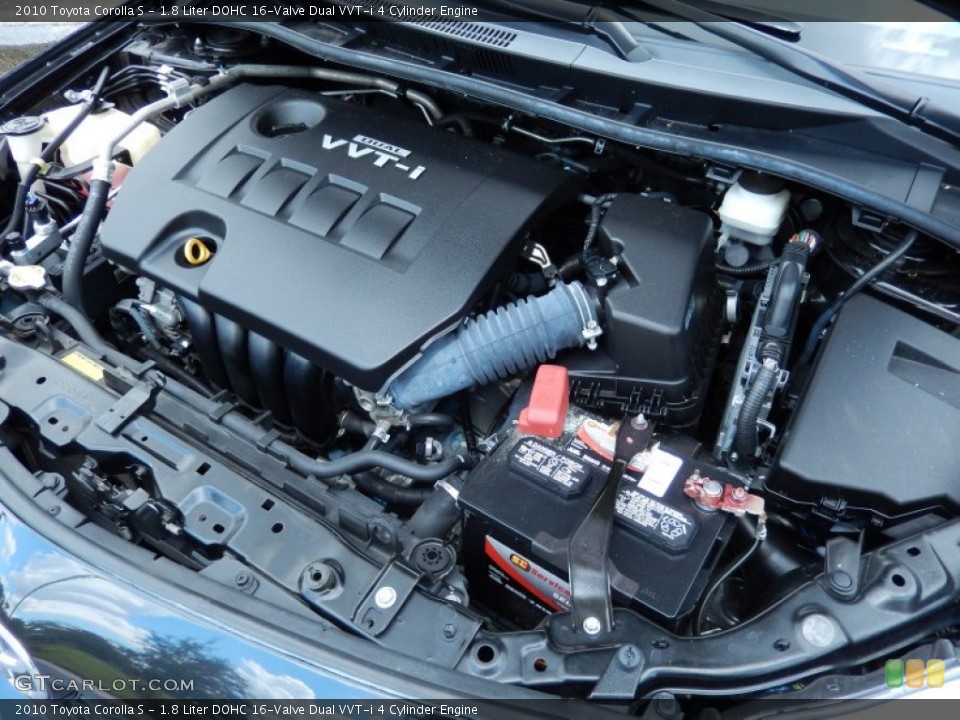 1.8 Liter DOHC 16-Valve Dual VVT-i 4 Cylinder Engine for the 2010 Toyota Corolla #83383393