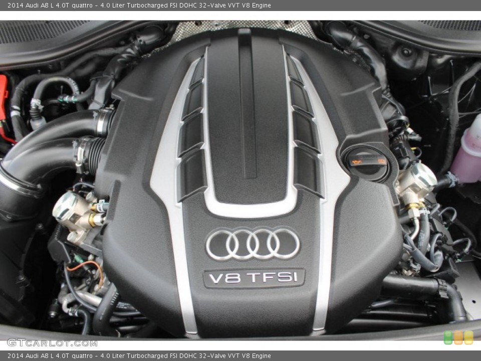 4.0 Liter Turbocharged FSI DOHC 32-Valve VVT V8 Engine for the 2014 Audi A8 #83384281