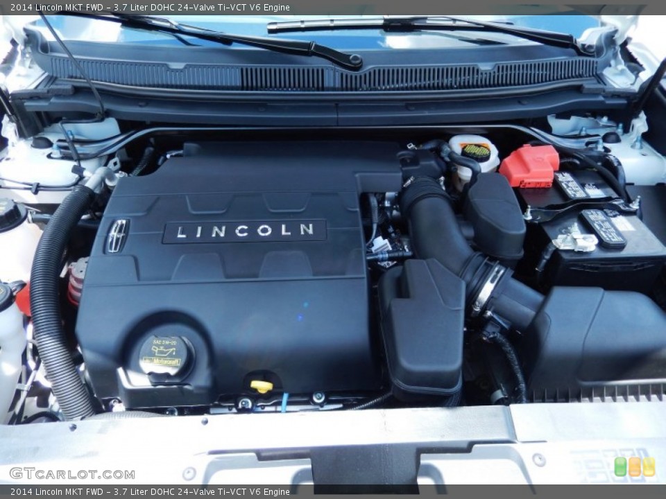 3.7 Liter DOHC 24-Valve Ti-VCT V6 2014 Lincoln MKT Engine