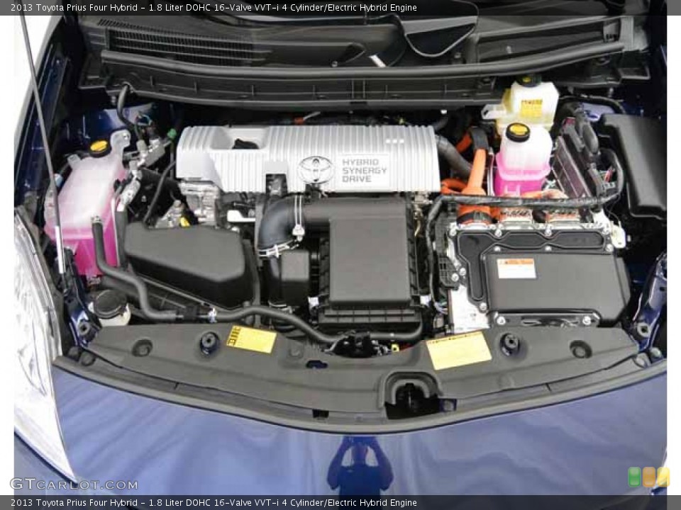 1.8 Liter DOHC 16-Valve VVT-i 4 Cylinder/Electric Hybrid Engine for the 2013 Toyota Prius #83398018