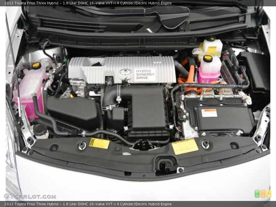 1.8 Liter DOHC 16-Valve VVT-i 4 Cylinder/Electric Hybrid Engine for the 2013 Toyota Prius #83399437