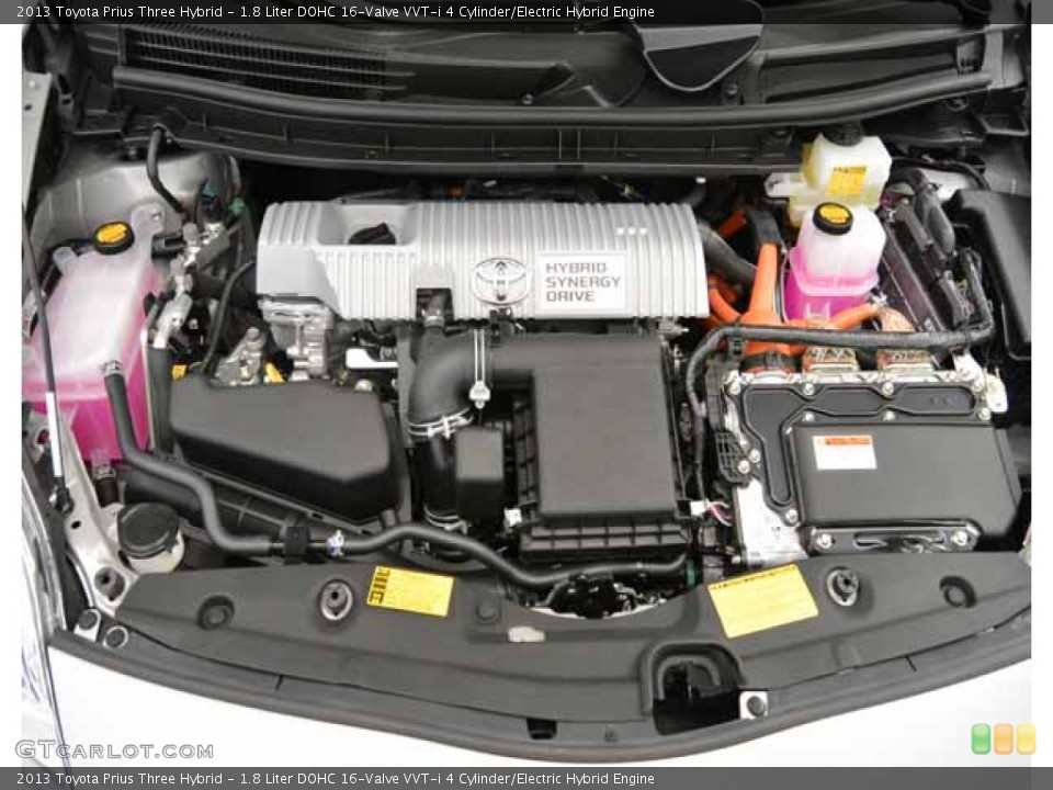 1.8 Liter DOHC 16-Valve VVT-i 4 Cylinder/Electric Hybrid Engine for the 2013 Toyota Prius #83400169