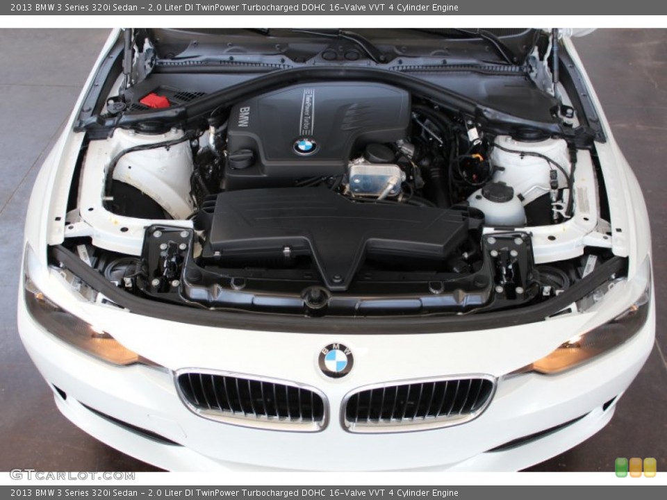 2.0 Liter DI TwinPower Turbocharged DOHC 16-Valve VVT 4 Cylinder 2013 BMW 3 Series Engine