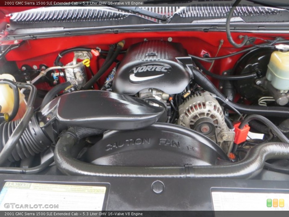 5.3 Liter OHV 16-Valve V8 Engine for the 2001 GMC Sierra 1500 #83427550