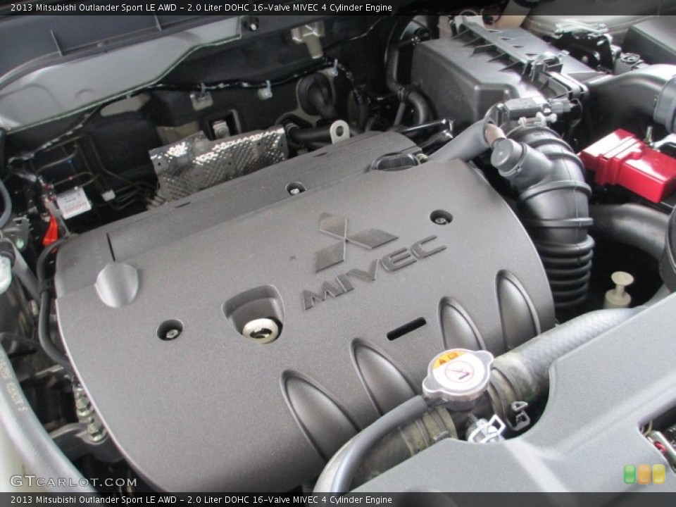 2.0 Liter DOHC 16-Valve MIVEC 4 Cylinder Engine for the 2013 Mitsubishi Outlander Sport #83437540