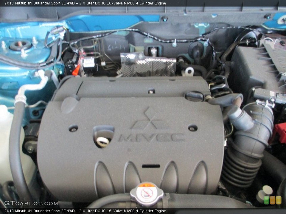2.0 Liter DOHC 16-Valve MIVEC 4 Cylinder Engine for the 2013 Mitsubishi Outlander Sport #83439280